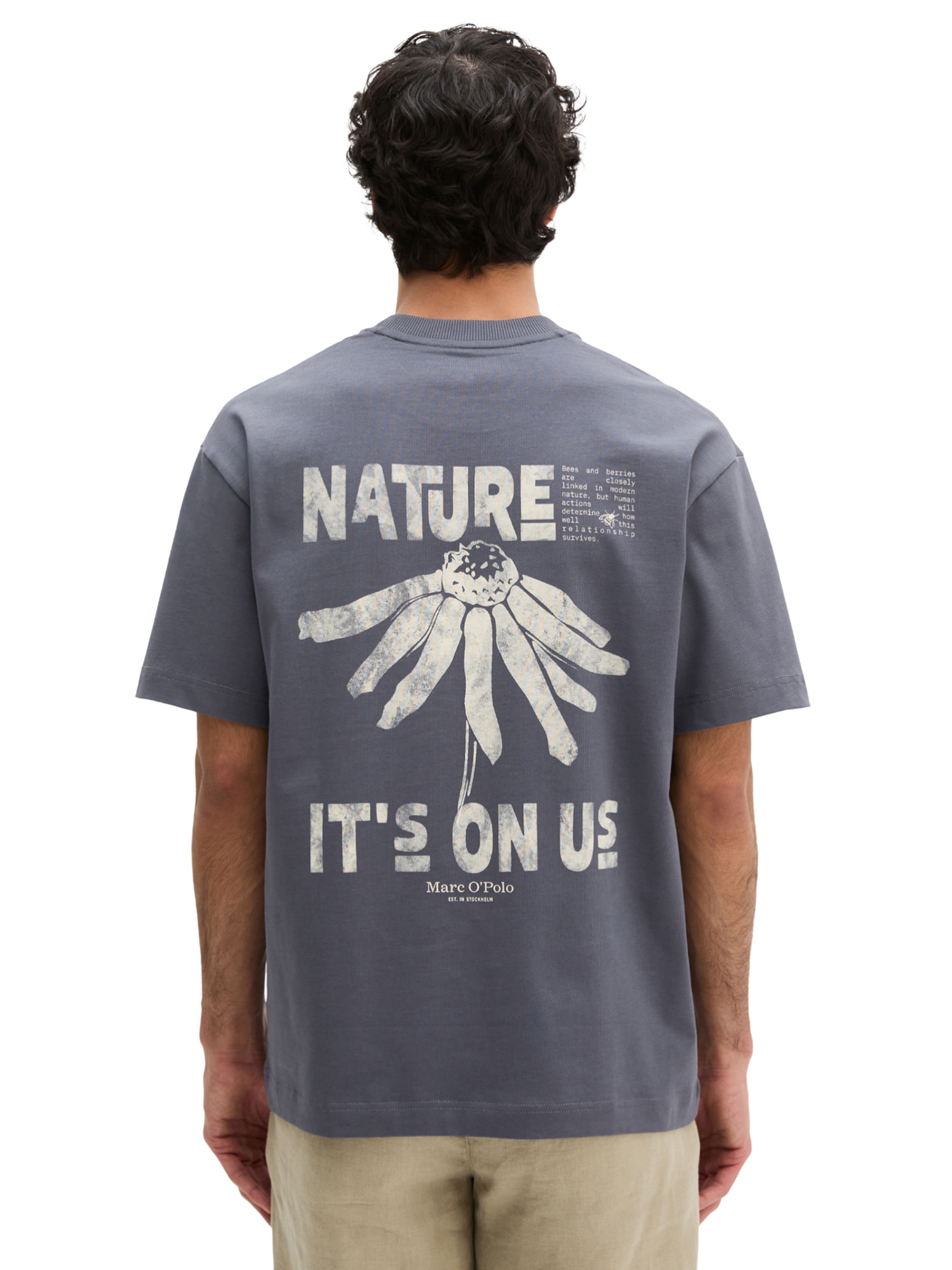 T-Shirt Marc O'Polo en bleu