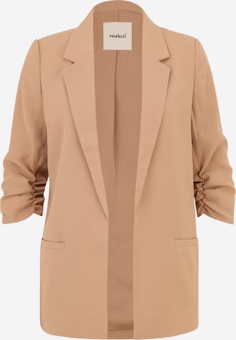 SOAKED IN LUXURY Blazer 'Shirley' in Beige: front