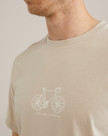 WE Fashion T-shirt i beige