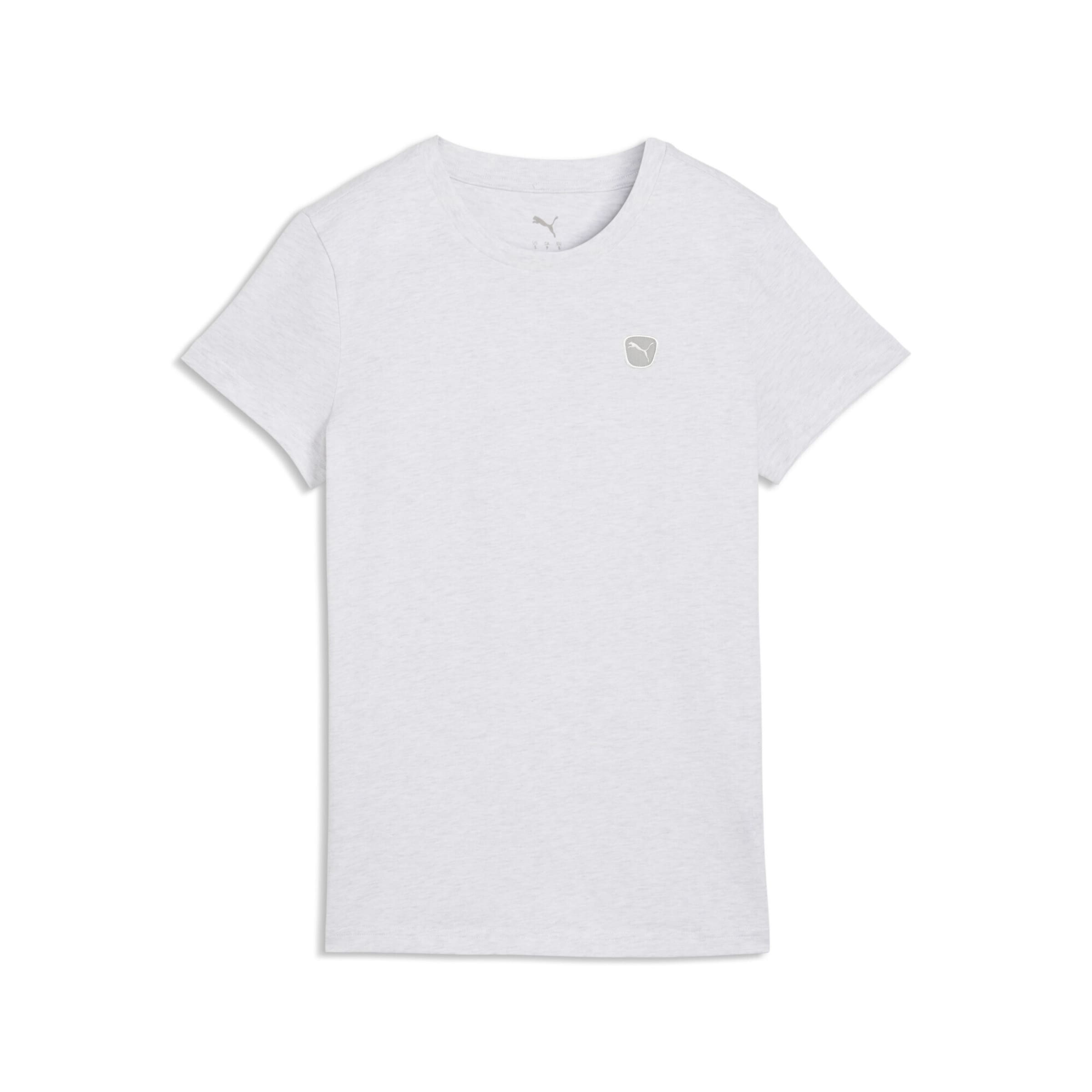 T-shirt 'Essentials Elevated' PUMA en blanc : devant