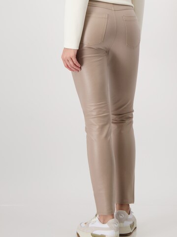 Coupe slim Pantalon monari en marron