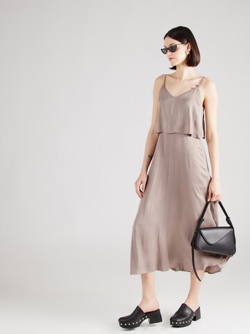 VILA Dress 'OLINA' in Brown