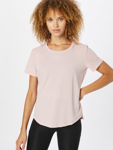 NIKE Performance shirt in Pink: front