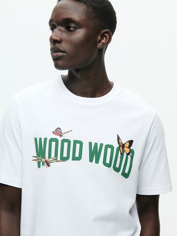 T-Shirt 'WWBobby' WOOD WOOD en blanc