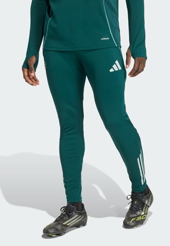ADIDAS PERFORMANCE - Slimfit Pantalón deportivo 'FC Arsenal Tiro 25 Competition' en verde: frente