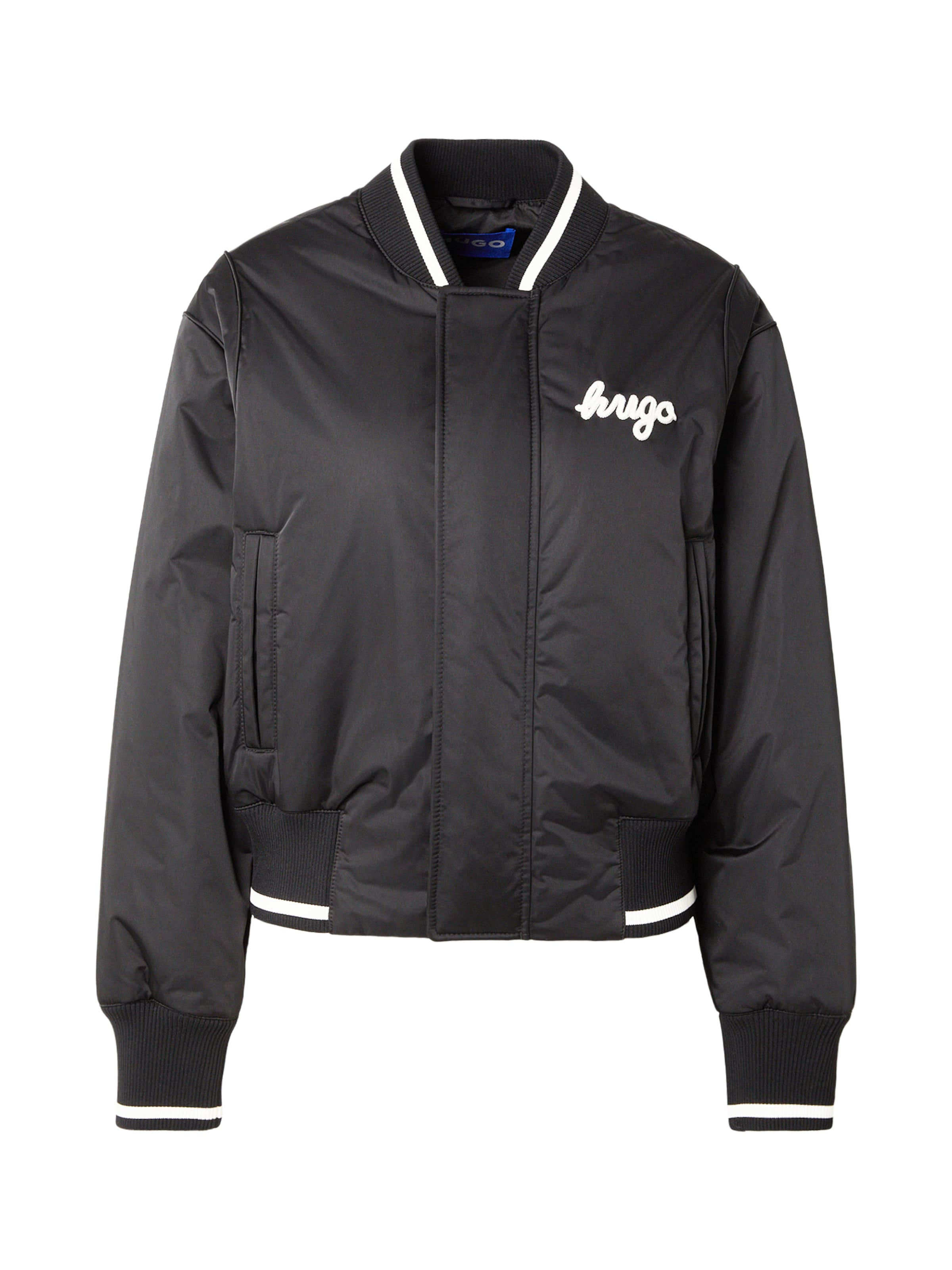 Veste mi-saison 'Felax-1_B' HUGO en noir : devant