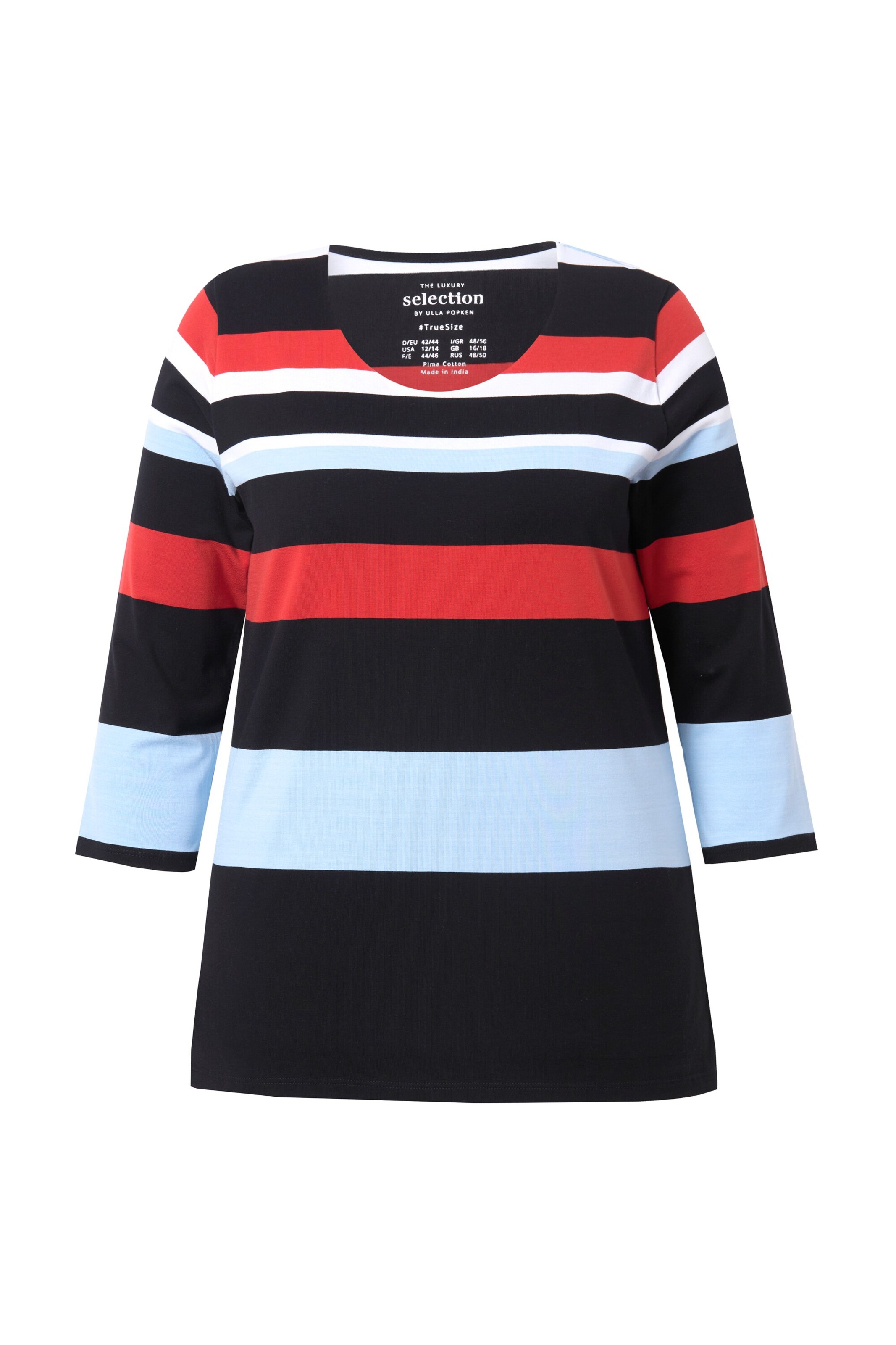 Ulla Popken Shirt in Gemengde kleuren: voorkant