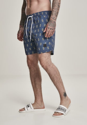 Urban Classics Badeshorts in Blau