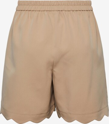 PIECES Loosefit Broek 'JULIA' in Beige