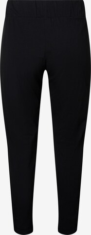 Slimfit Pantaloni 'Dorit' di Zizzi in nero