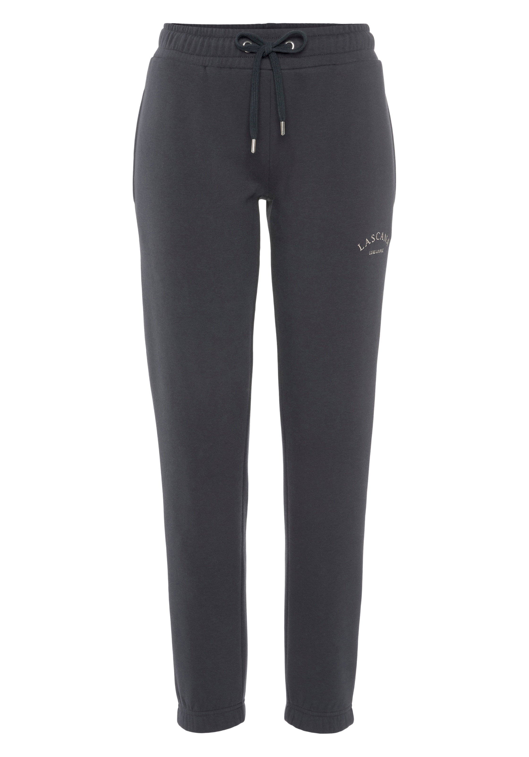 LASCANA Alt kitsenev Püksid, värv hall: eest vaates