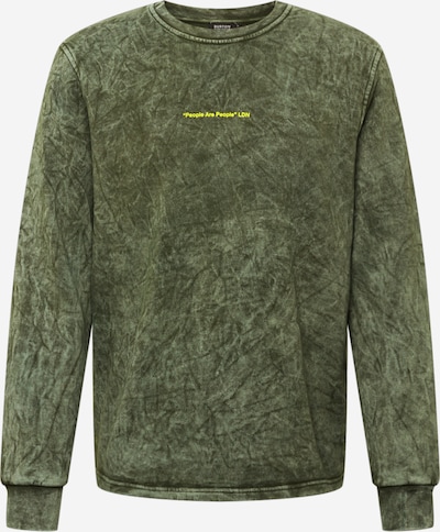 BURTON MENSWEAR LONDON Mikina - žlutá / tmavě zelená, Produkt