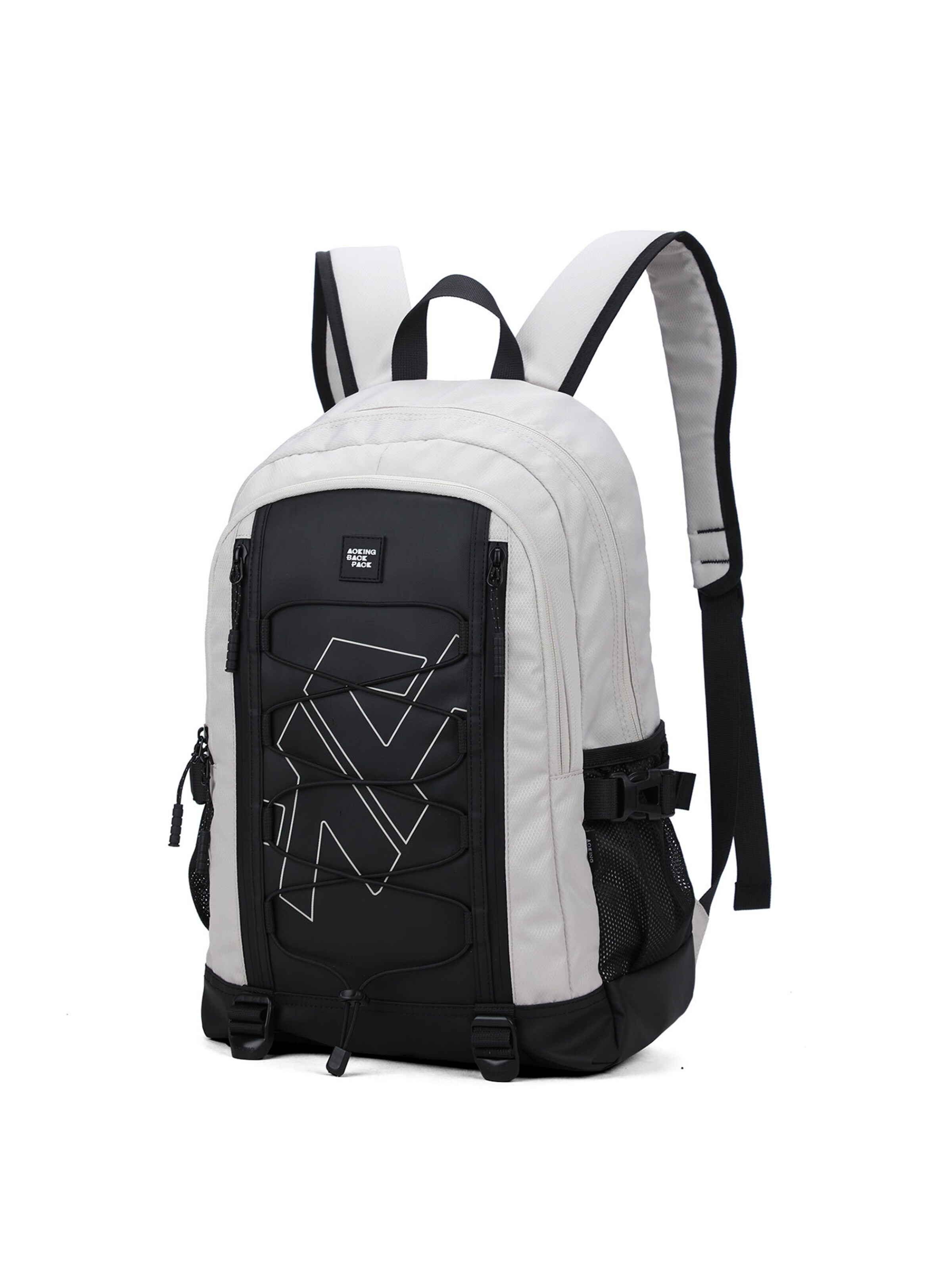 Sac à dos Aoking en gris : devant