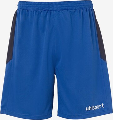 UHLSPORT Regular Workout Pants in Blue: front