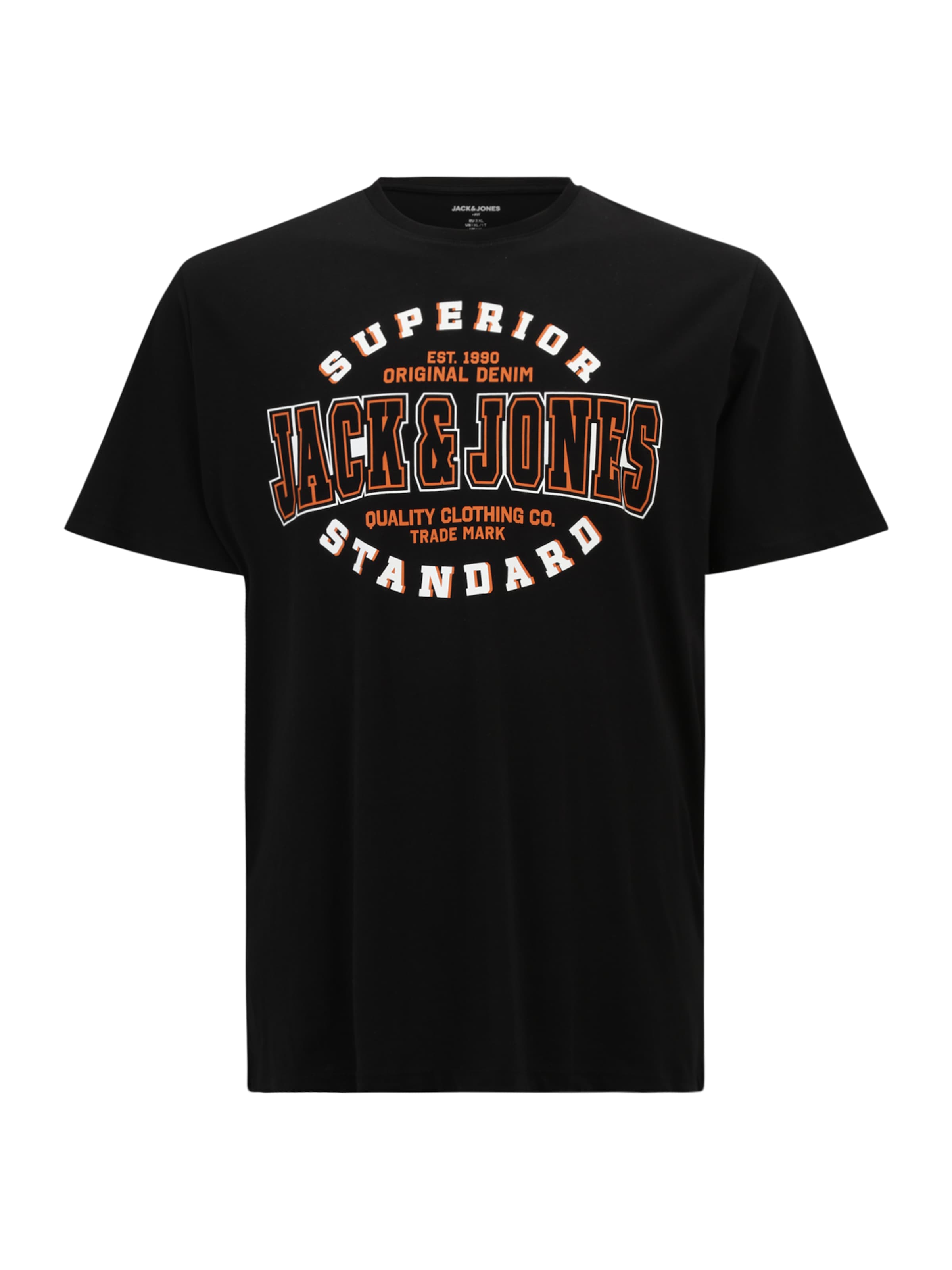 Jack & Jones Plus Bluser & t-shirts i sort: forside