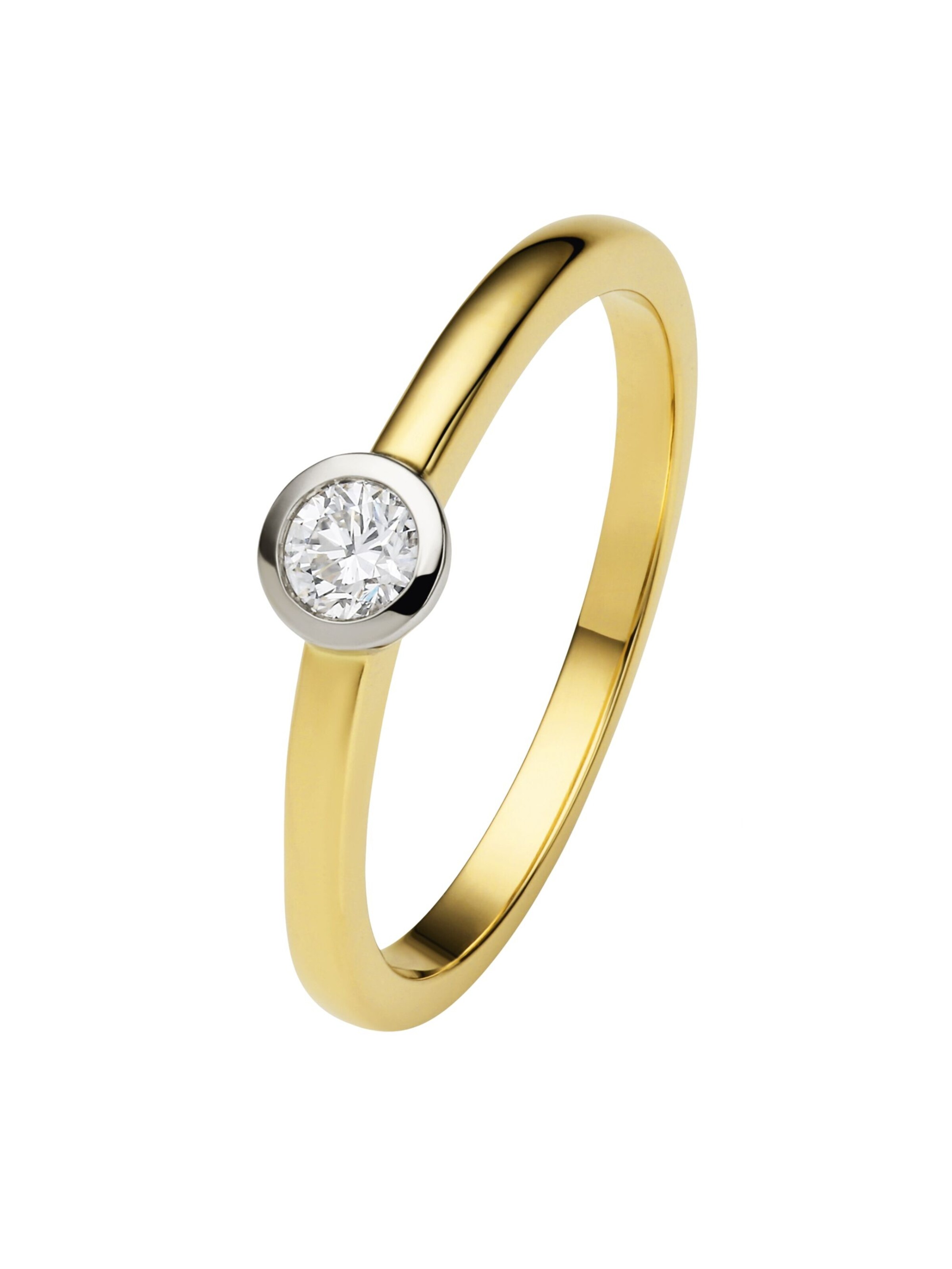 ONE ELEMENT Ring 'Zarge' in Gold: front
