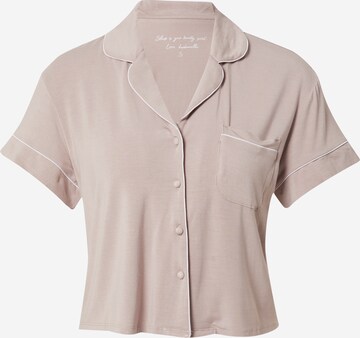 Hunkemöller Pajama Shirt in Pink: front