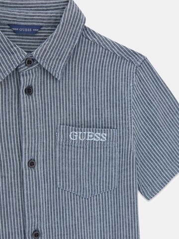 GUESS Regular Fit Hemd in Blau