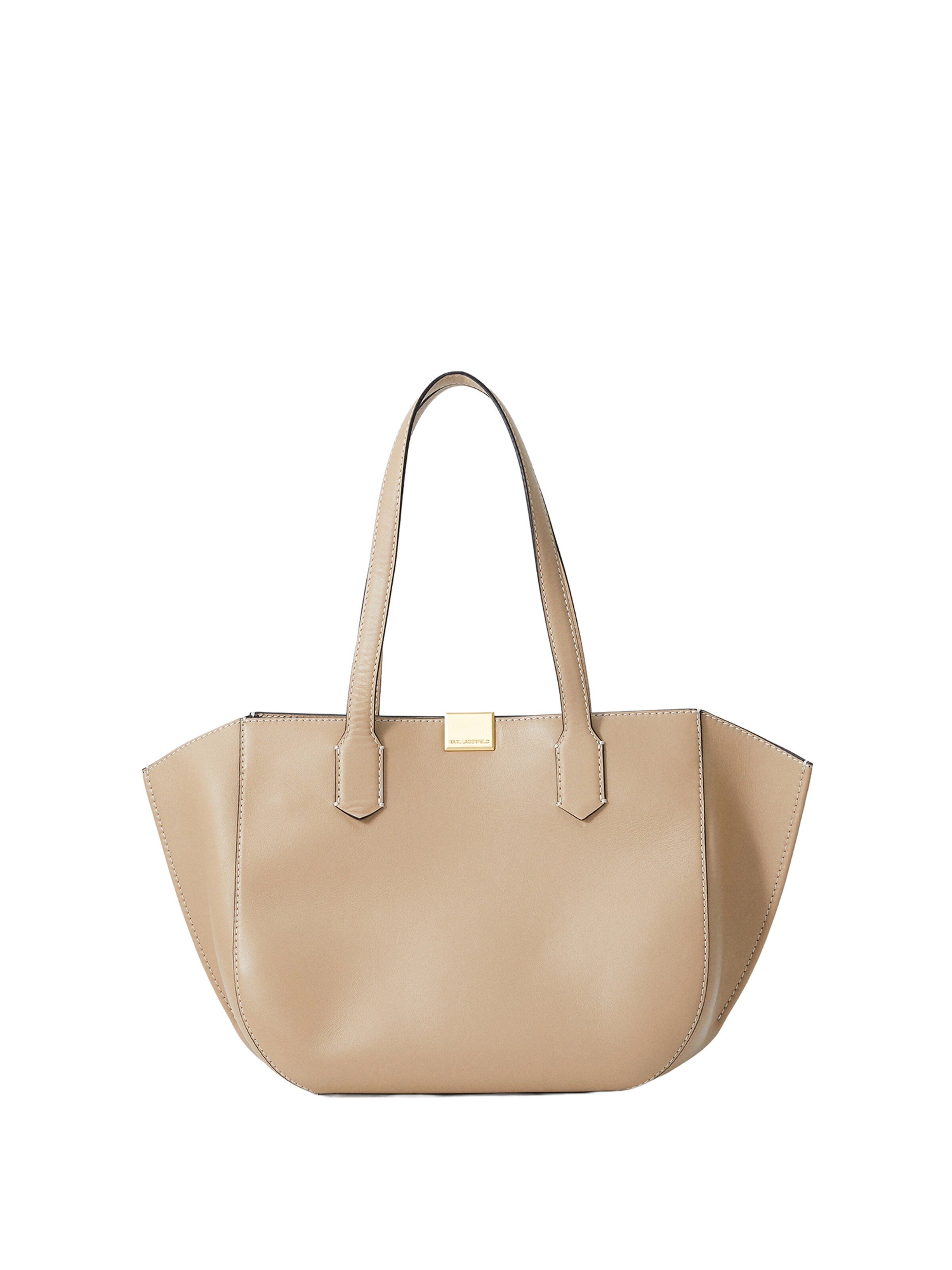 Karl Lagerfeld Shopper 'FOREVER EAST WEST' i beige: forside
