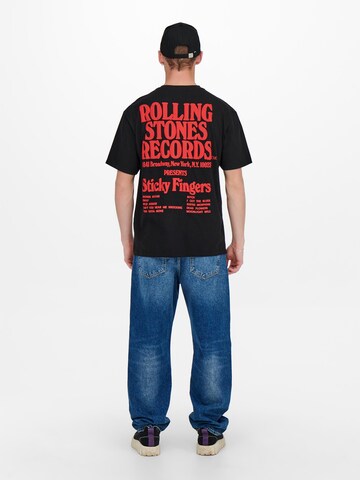 T-Shirt 'Fred' Only & Sons en noir