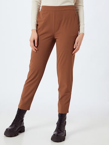 OBJECT Regular Pants 'Cecilie' in Brown: front