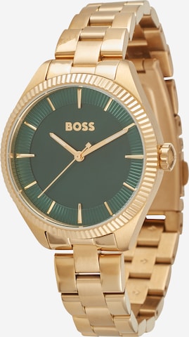 BOSS Analog watch 'Sage' in Gold: front