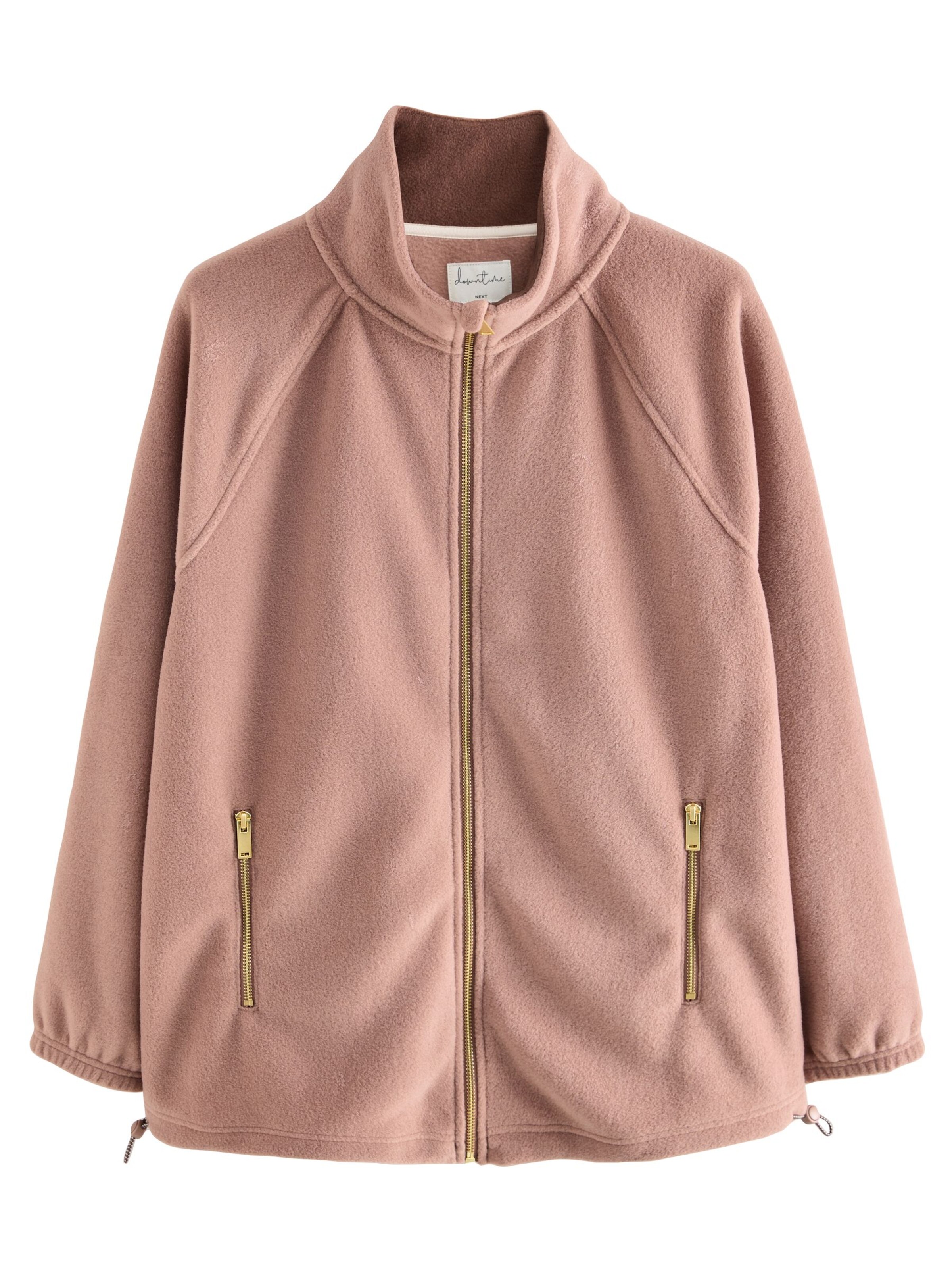 Next Fleecejacka i brun: framsida