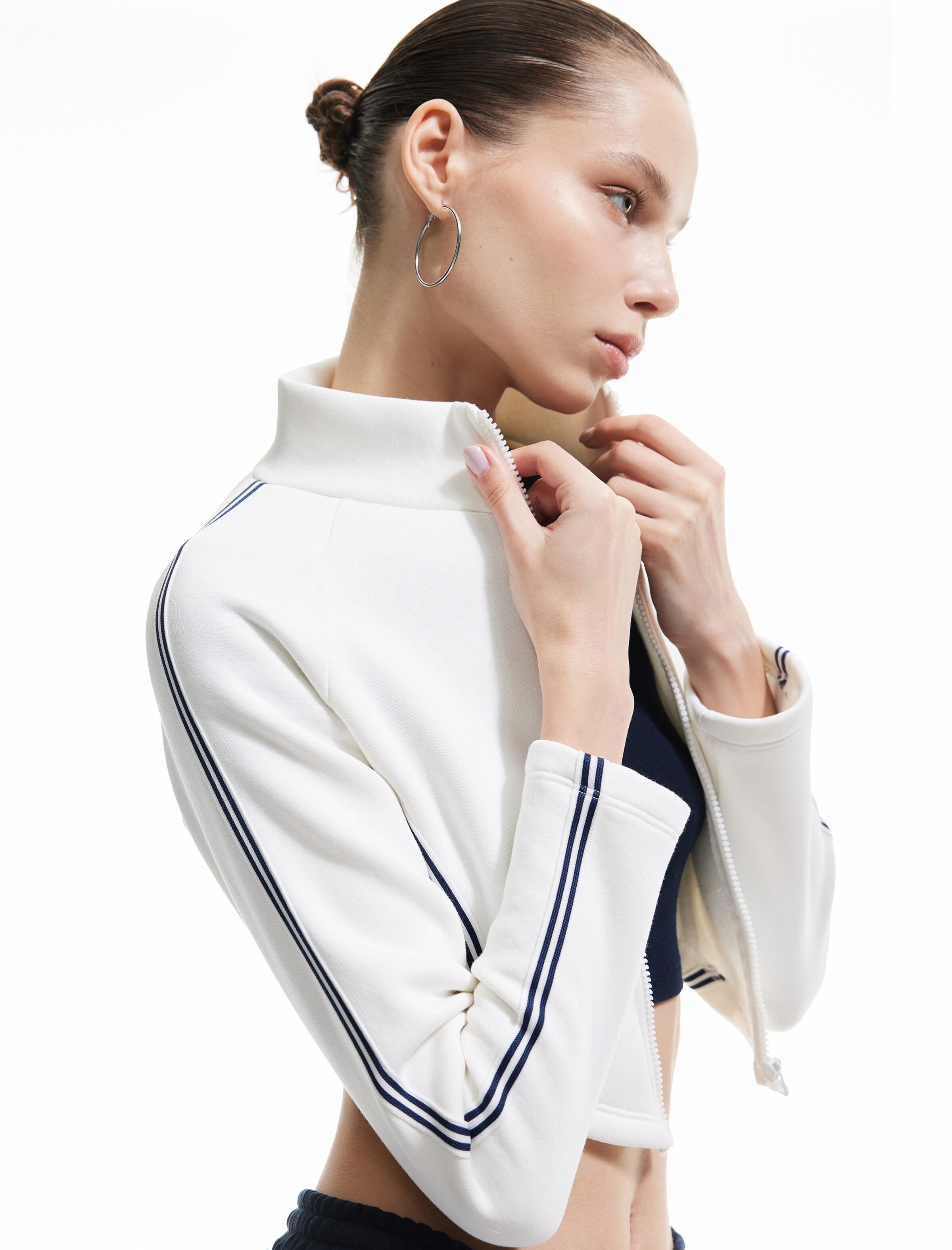 Koton Sweat jacket in White