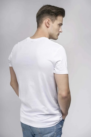 LONSDALE Koszulka 'DEREHAM' w kolorze biały