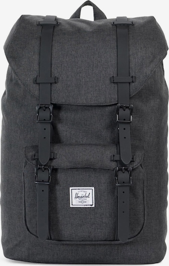 Herschel Backpack 'Little America' in Dark grey / Black / White, Item view