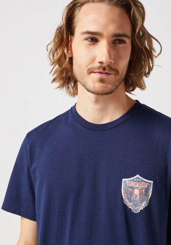 WRANGLER Shirt in Blau