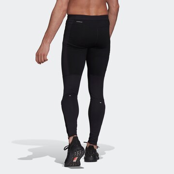 ADIDAS SPORTSWEAR Skinny Urheiluhousut värissä musta