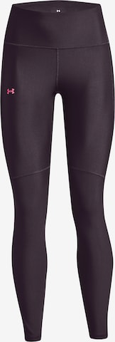 UNDER ARMOUR Skinny Sports trousers in Purple: front