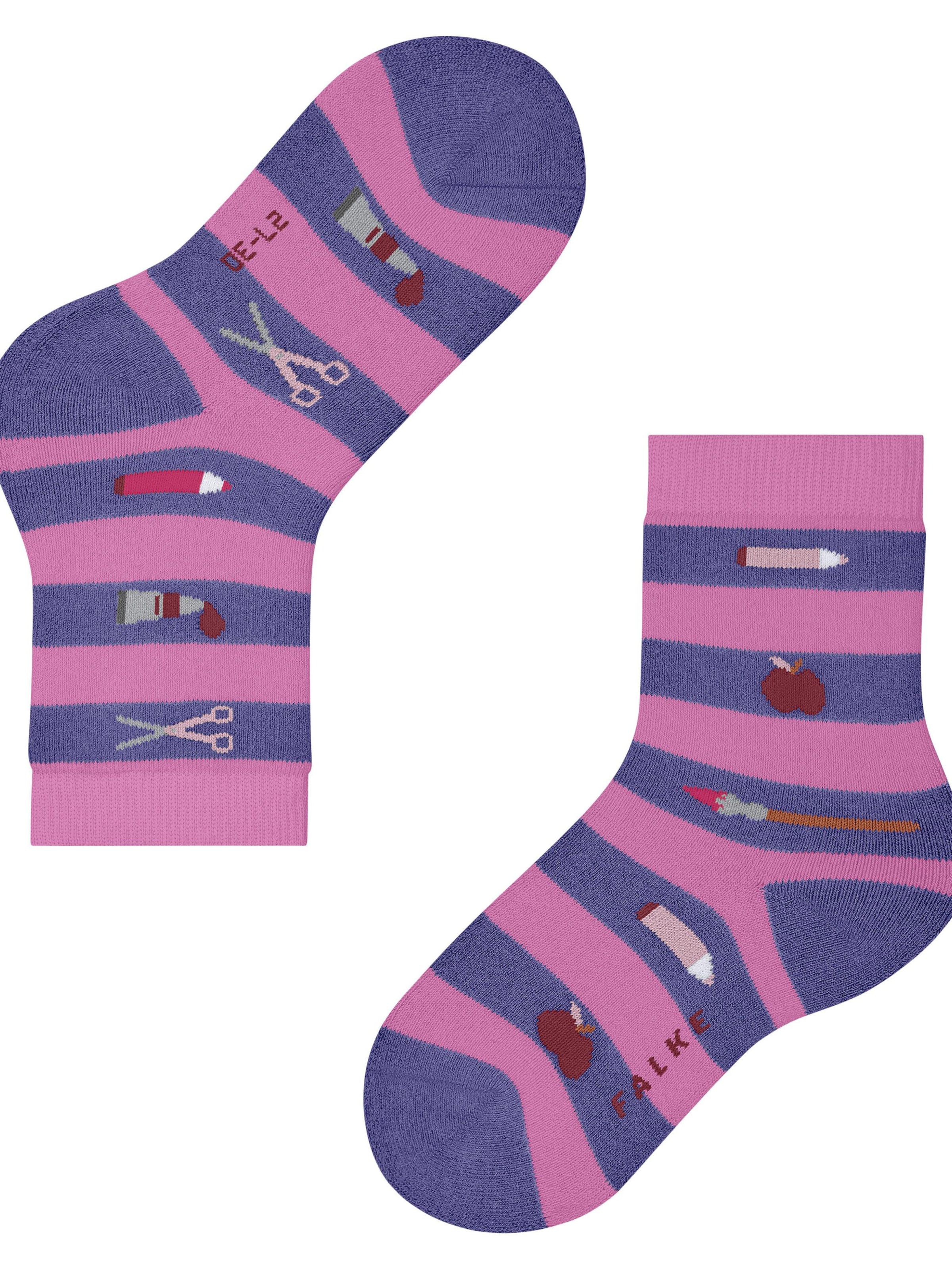 FALKE Socks 'School Supplies' in Red