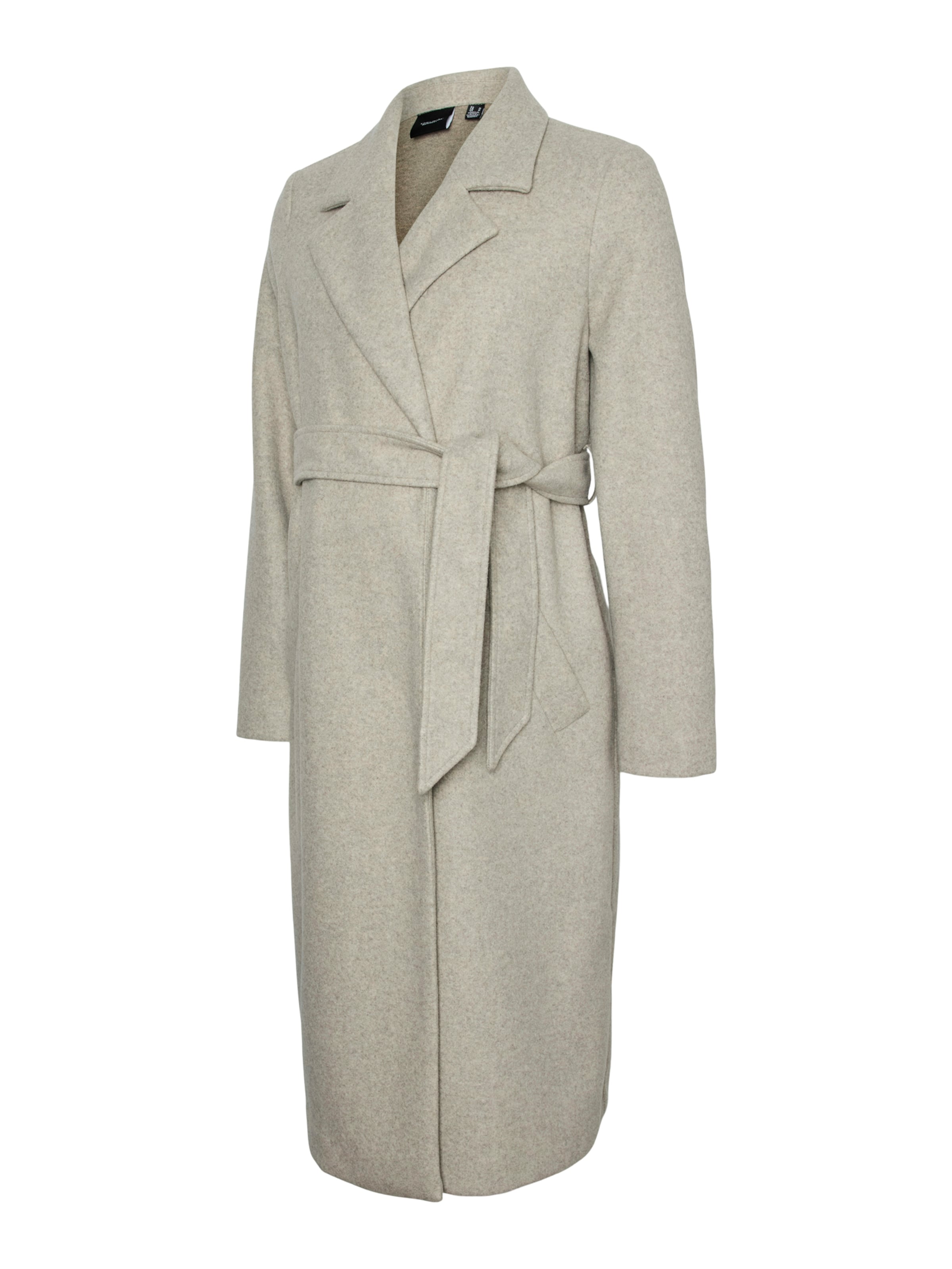 Vero Moda Maternity Kevad-sügismantel &#x27;VMMFORTUNEAYA&#x27;, värv hall: eest vaates