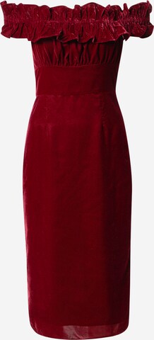 Hope & Ivy Dress 'THE KATHERINE' in Red: front