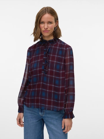 VERO MODA Bluza 'VMEMILIE' | rdeča barva: sprednja stran