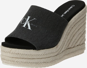 Calvin Klein Jeans - Zapatos abiertos en gris: frente