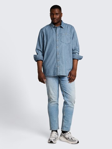 TOM TAILOR Men + Regular Fit Hemd in Blau