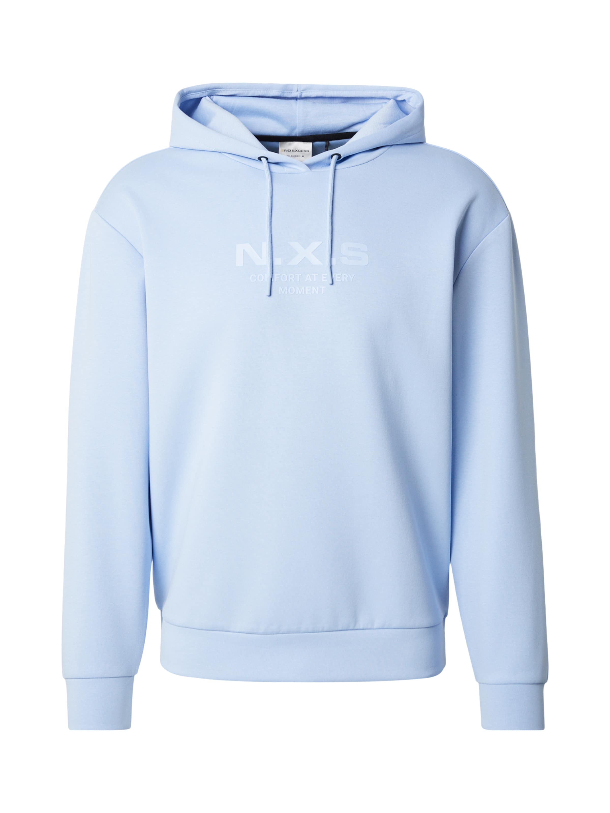 No Excess Sweatshirt in Blauw: voorkant
