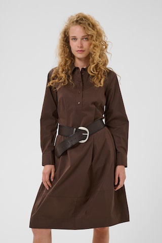 Robe-chemise 'CUDaiva Antoinett' CULTURE en marron : devant