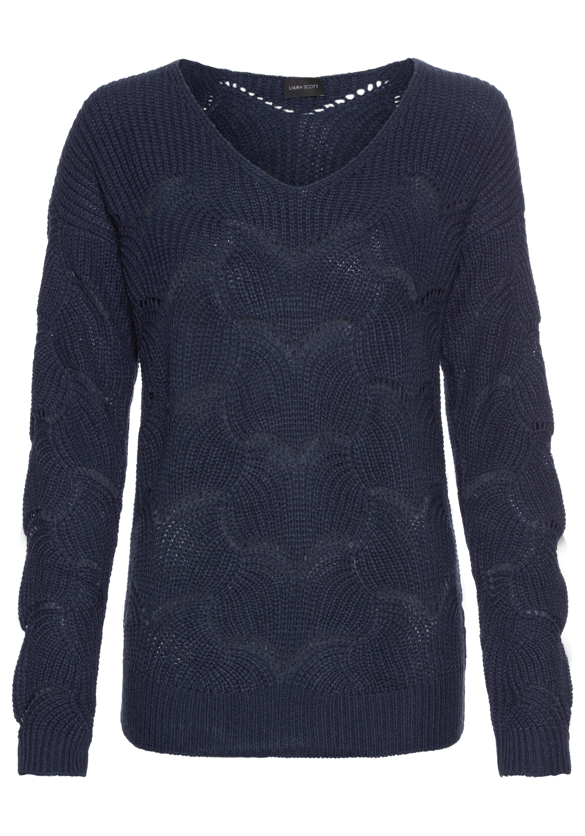 LAURA SCOTT Pullover in Blau: Vorderseite