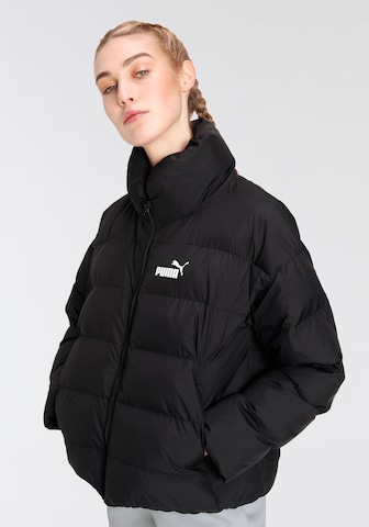 PUMA Winter Jacket in Black: front