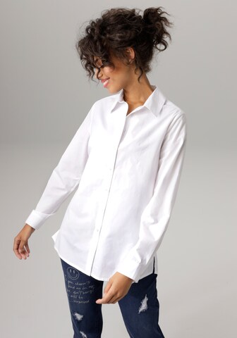 Aniston CASUAL Blouse in White