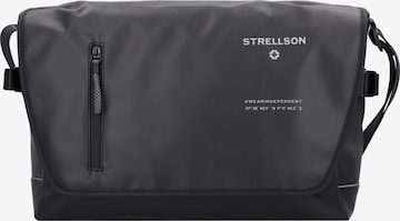 STRELLSON Schoudertas 'Stockwell 2.0 Dorian' in Zwart: voorkant