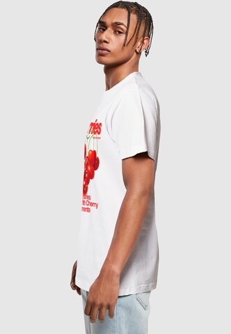 Mister Tee Koszulka 'Cherry Moments' w kolorze biały