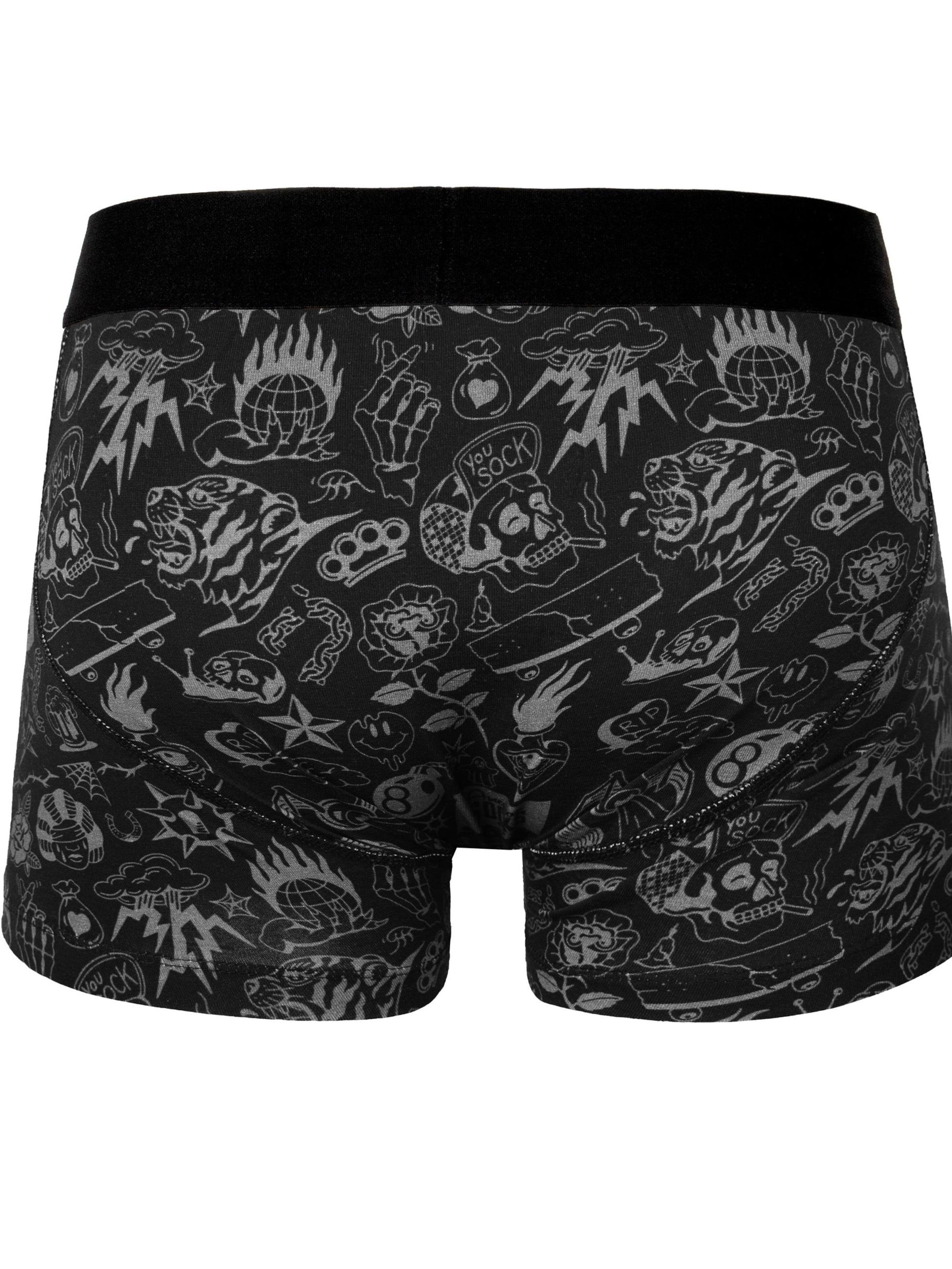 Boxers 'Worth it' American Socks en noir