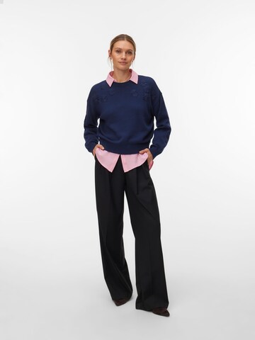 Pull-over 'VMDaisy' VERO MODA en bleu : devant