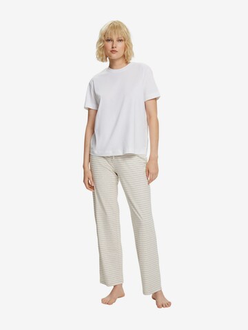 ESPRIT Pyjamabroek in Beige