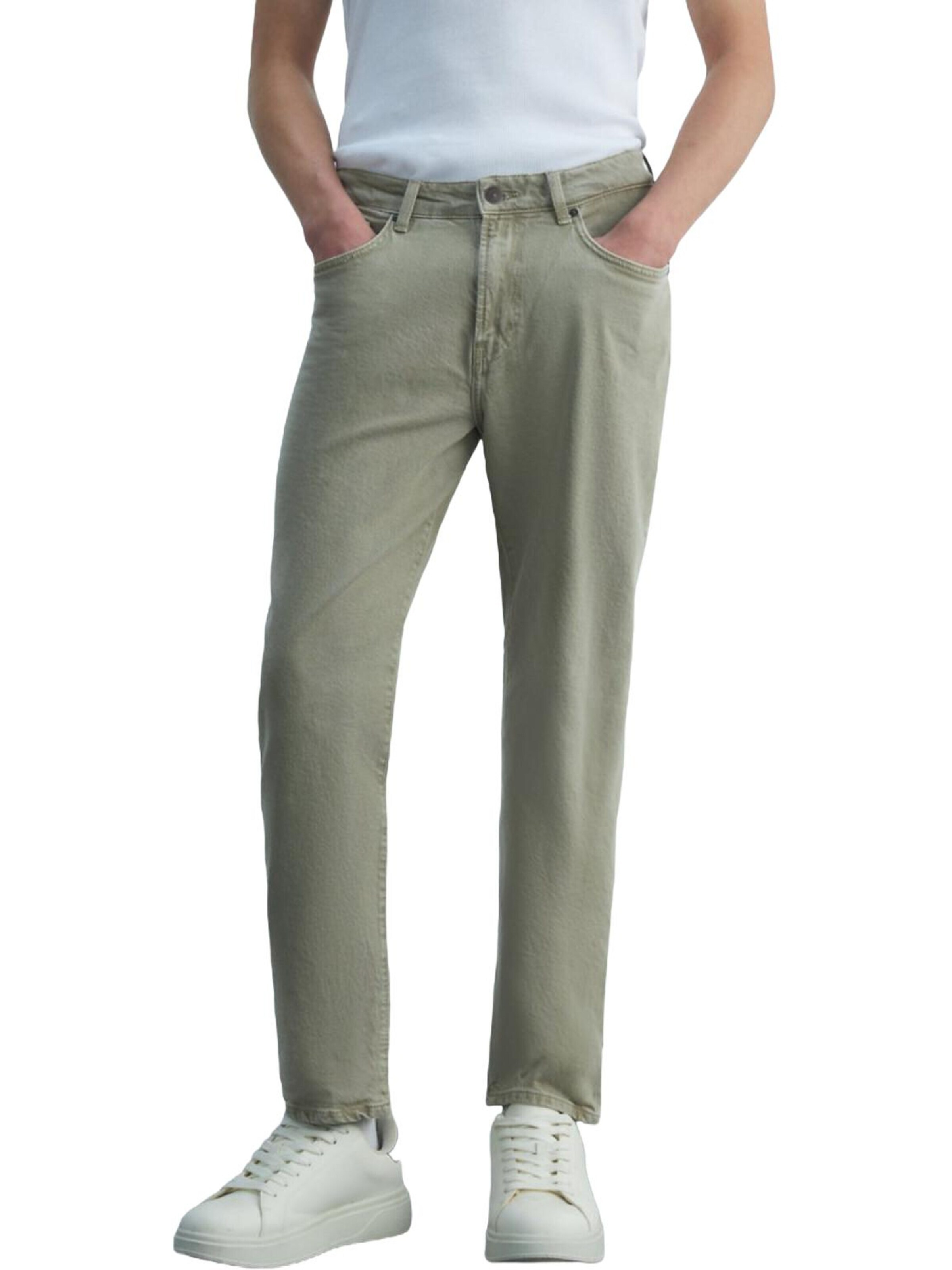 Effilé Jean 'Renar' LTB Jeans en vert : devant